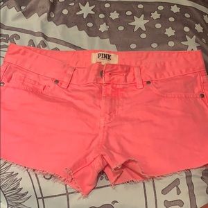 VS pink shorts size 4